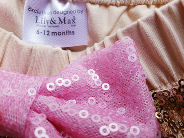 1/2 Birthday Babe Outfit pink and gold short