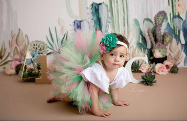 Cactus Birthday Tutu Outfit: Girls' First Birthday Set