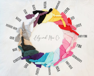 Knotted Baby Gown Set: Cotton Newborn Hat & 30"x40" Blanket