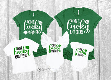 Lucky Shamrock Family Shirts: St. Patrick's Day Matching Outfits