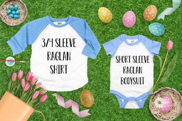 Personalized Easter Gnome Raglan Bodysuit or Shirt