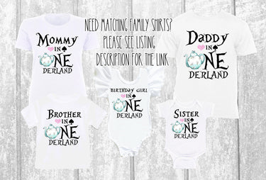 ONEderland Romper Set: Alice Tea Party Birthday Outfit