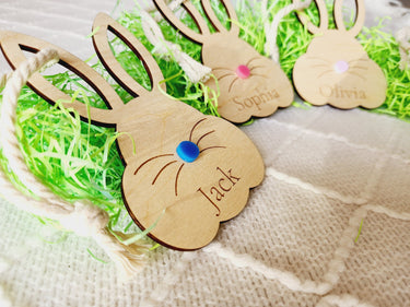 Personalized Easter Basket Tags, Kids Easter Basket Tags, Personalized Easter Gift for Children, Custom Boy or Girl Easter Basket Tags