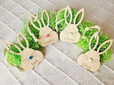 Personalized Easter Basket Tags, Kids Easter Basket Tags, Personalized Easter Gift for Children, Custom Boy or Girl Easter Basket Tags