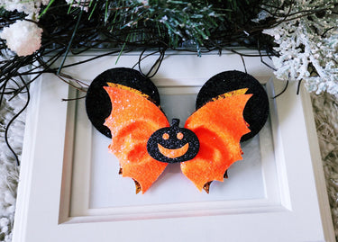 4th of July Mouse Ear Sequin Bow Clip: Patriotic Hair Accessory