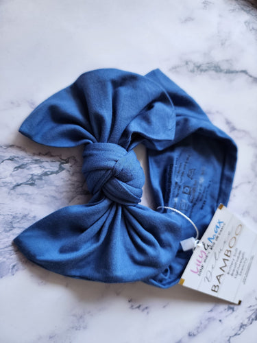 Brown Bamboo Baby Gown Set: Personalized, Knotted Newborn Outfit, Hat & Headband,  Maternity robes, gift