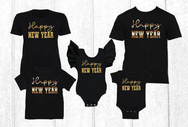 Happy New Year 2024 Family Matching Shirts & Leotard