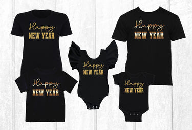 Happy New Year 2024 Family Matching Shirts & Leotard