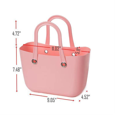 Personalized Easter Basket: Laser Engraved Bunny Tag, Egg Hunt Bag