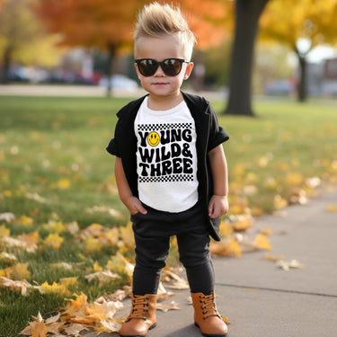 Young Wild and Three Boys Birthday Outfit: Shirt & Harem Pants