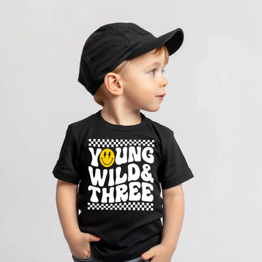 Young Wild and Three Boys Birthday Outfit: Shirt & Harem Pants