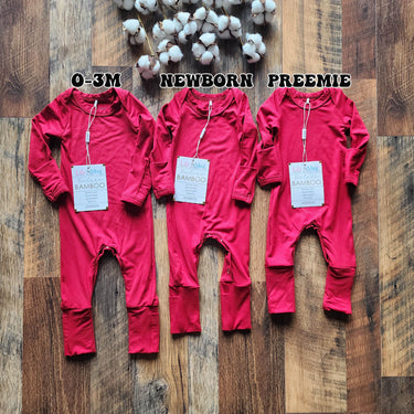 Bamboo Baby Romper, Personalized Take Home Outfit, preemie, newborn, 0-3m Footie Pajamas