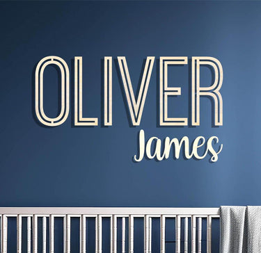 Custom Wood Name Sign: Letter Nursery Decor