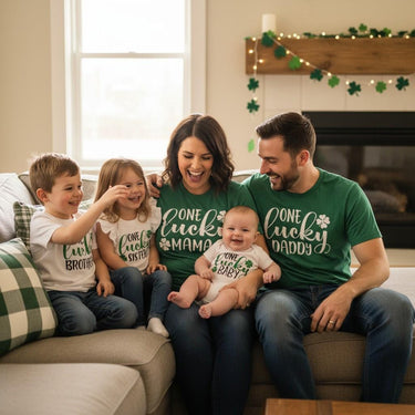 Lucky Shamrock Family Shirts: St. Patrick's Day Matching Outfits
