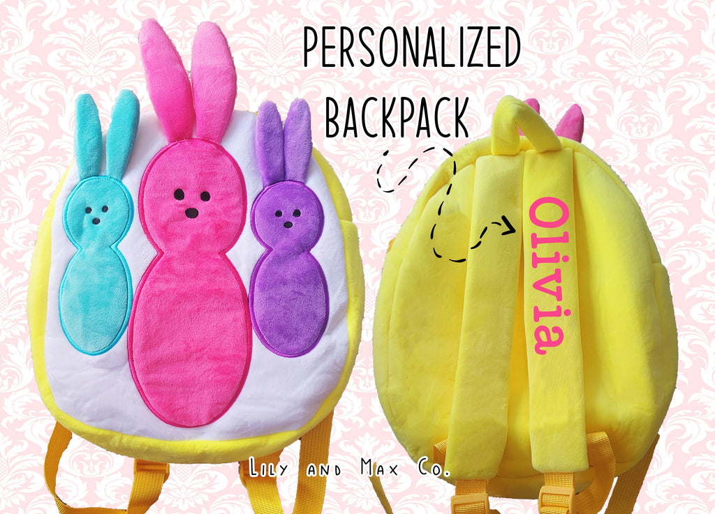 Personalized PEEPS backpack
