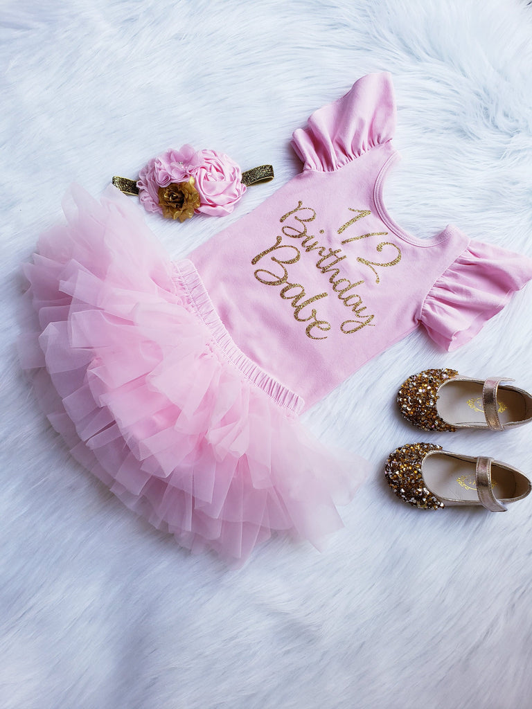 1/2 Birthday Babe tutu bloomer Outfit
